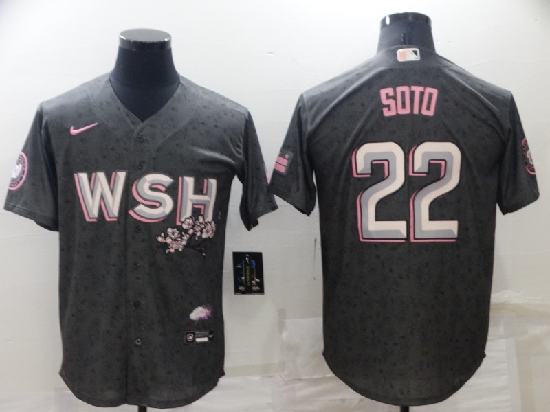 Nationals 22 Juan Soto Gray Nike 2022 City Connect Cool Base Jersey,We sell and wholesale Nationals 22 Juan Soto Gray Nike 2022 City Connect Cool Base Jersey on line form chian!